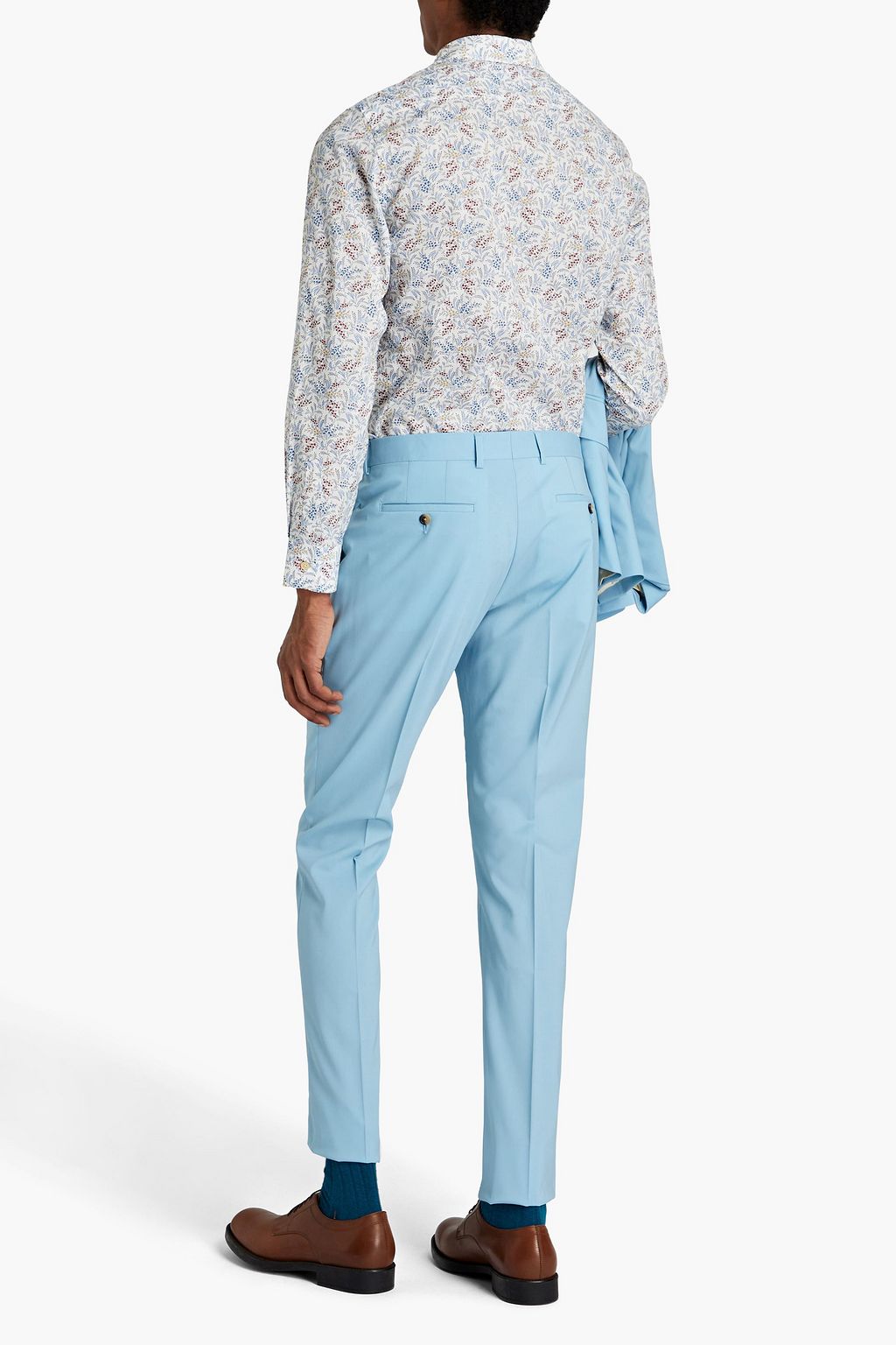 PAUL SMITH Floral-print cotton-poplin shirt