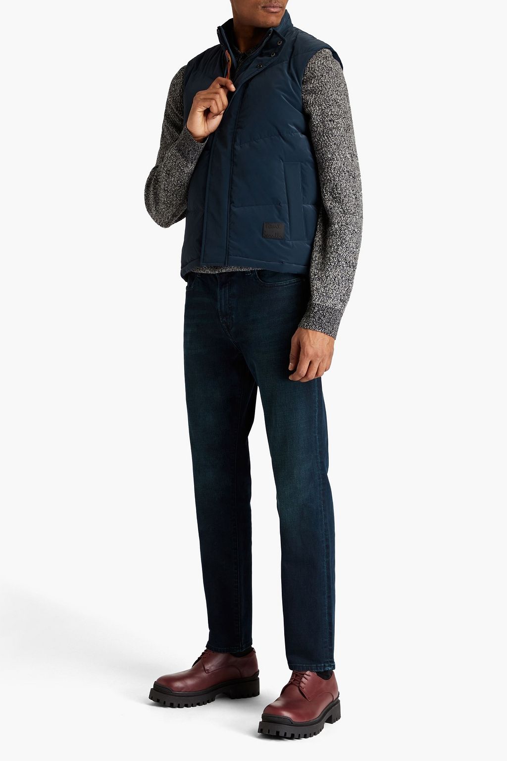 PAUL SMITH Quilted padded shell vest