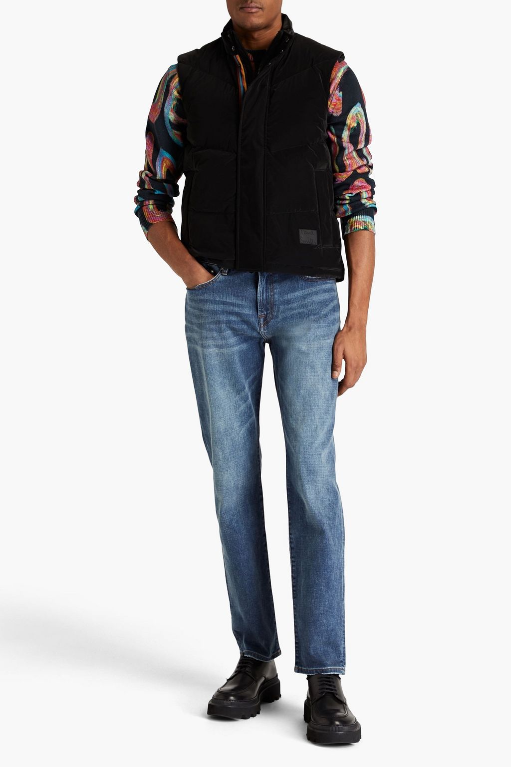 PAUL SMITH Quilted padded shell vest