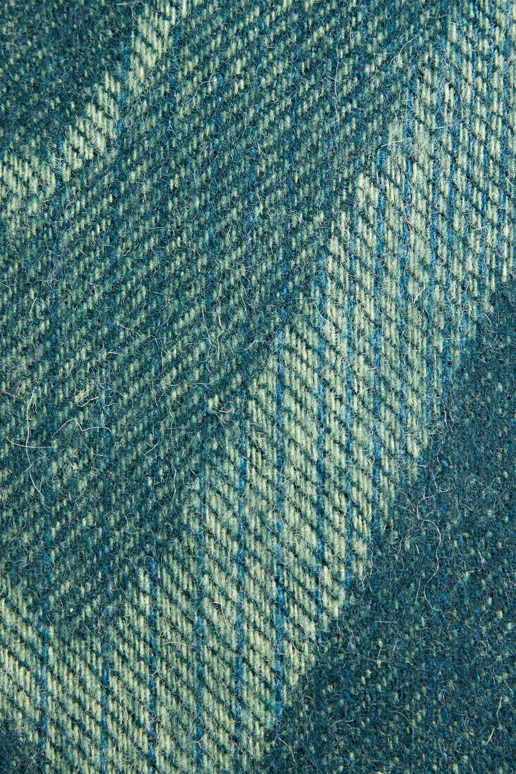 PAUL SMITH Jacquard-knit wool scarf