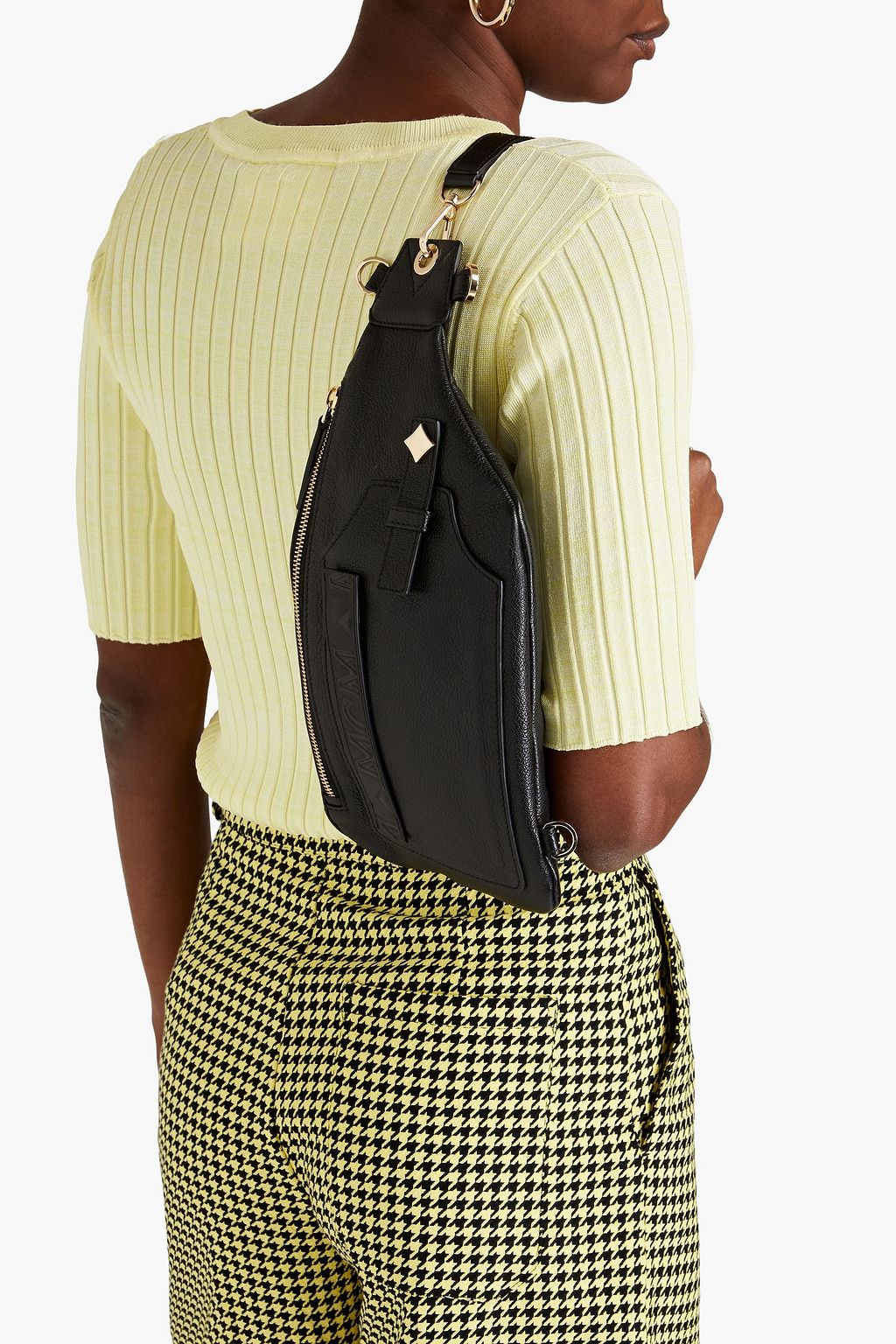 MCM Convertible pebbled-leather backpack