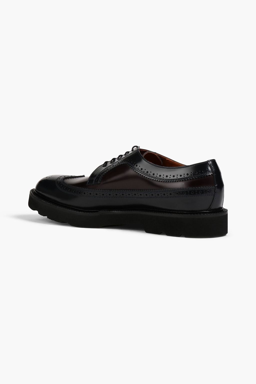 PAUL SMITH Count perforated polished-leather brogues