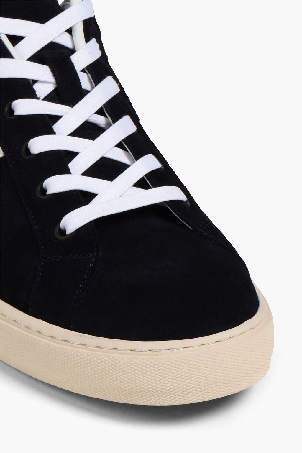 PAUL SMITH Hansen leather-trimmed suede sneakers
