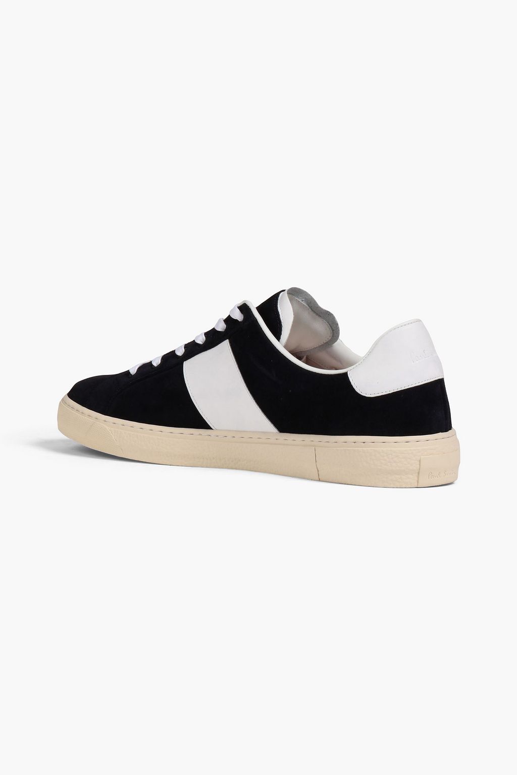 PAUL SMITH Hansen leather-trimmed suede sneakers