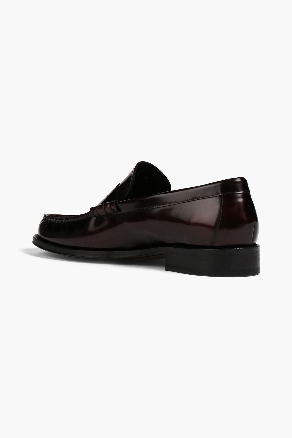 PAUL SMITH Cassini glossed-leather penny loafers