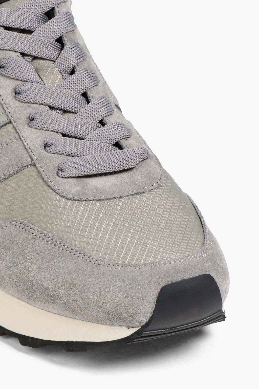 PAUL SMITH Eighties ripstop, leather and suede sneakers