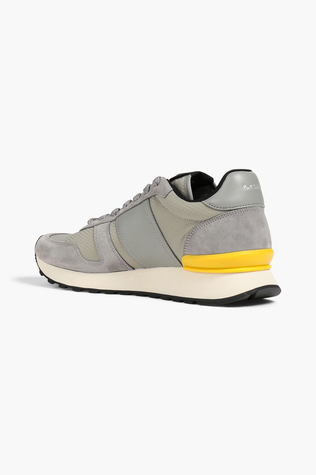 PAUL SMITH Eighties ripstop, leather and suede sneakers