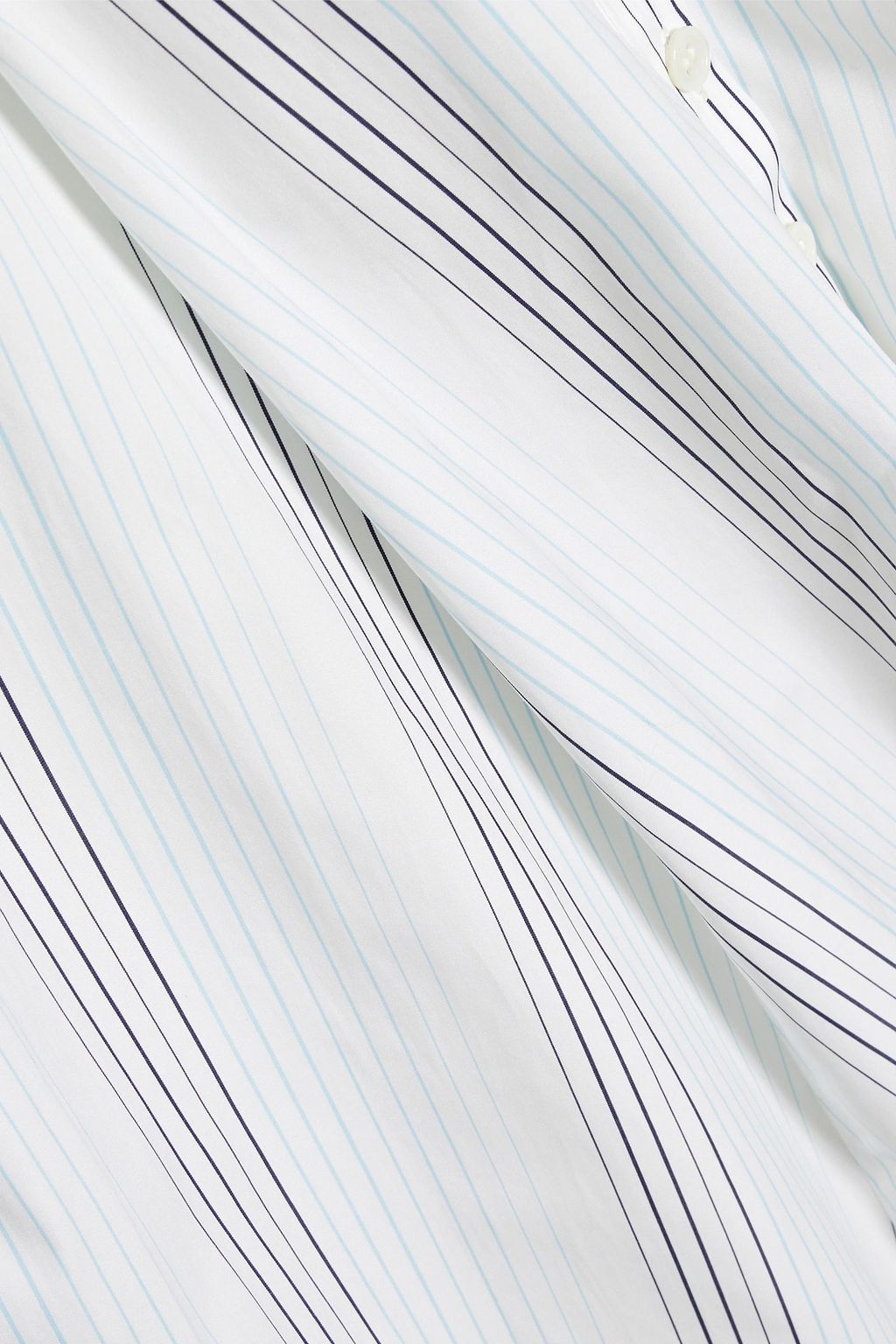 GABRIELA HEARST Prudence pleated striped cotton-poplin maxi dress