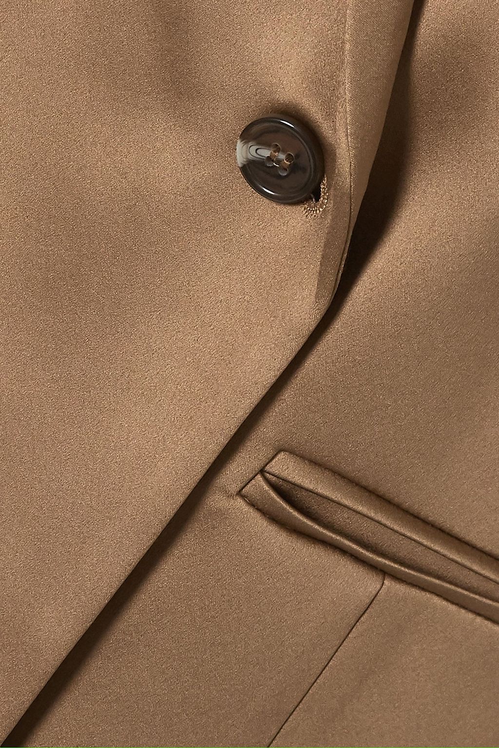MUNTHE Map double-breasted satin blazer
