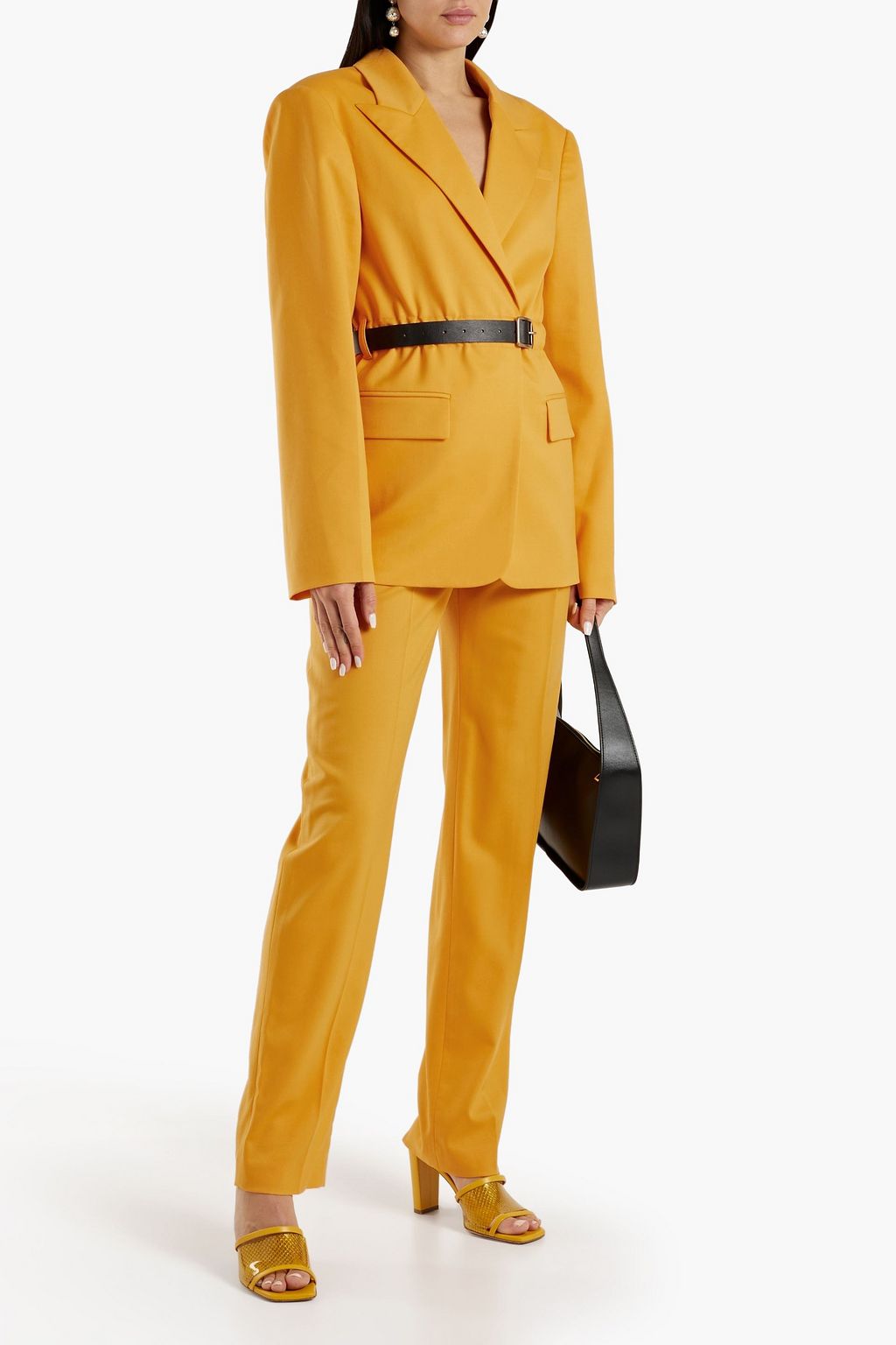 ALTUZARRA Lilium belted wool-blend twill blazer