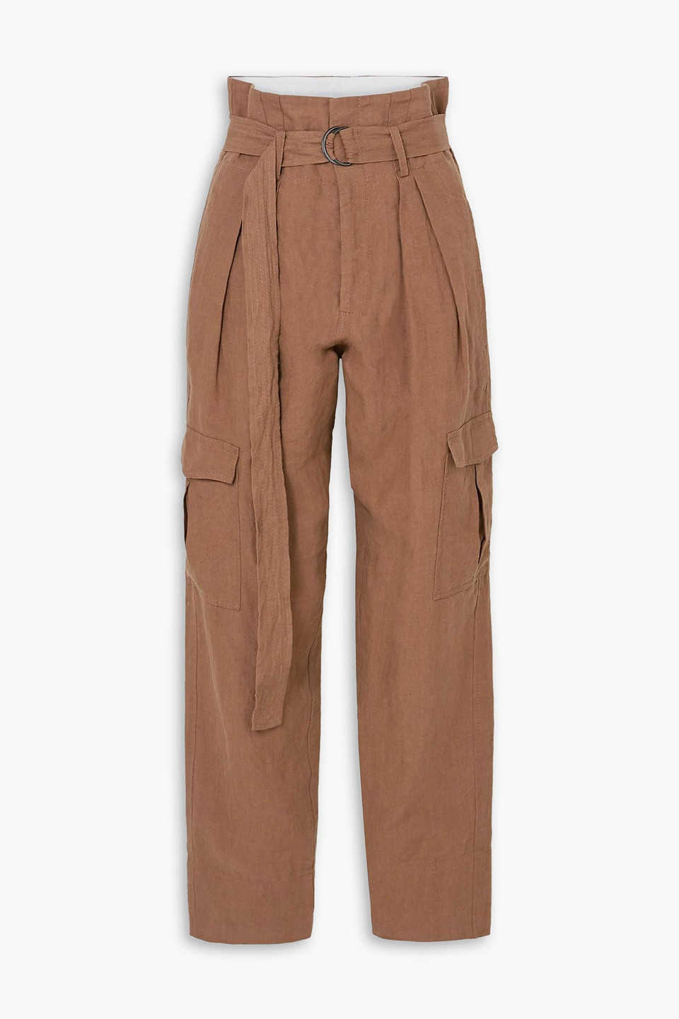 Bassike Space For Giants belted linen tapered pants