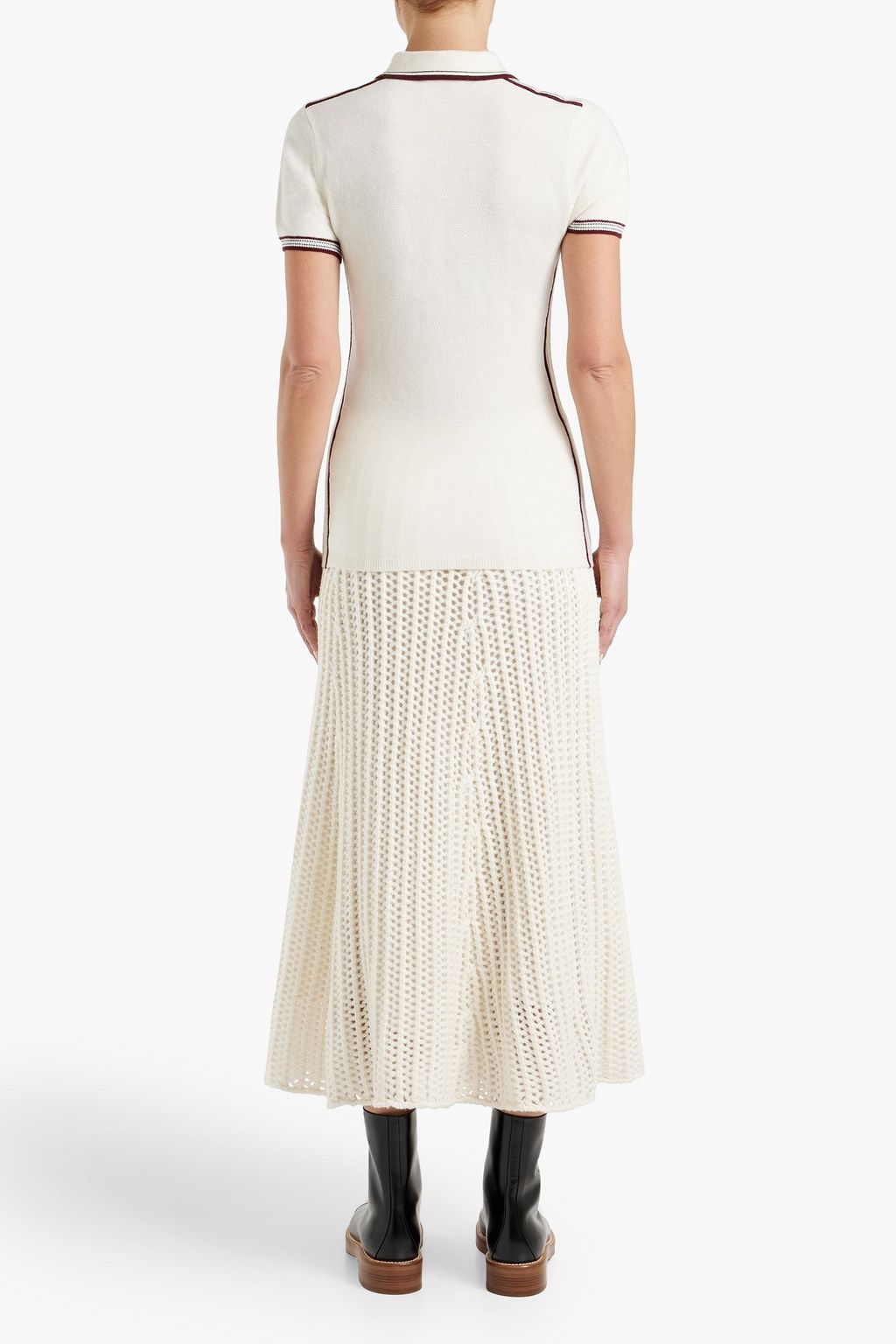 GABRIELA HEARST Duke striped cashmere polo shirt