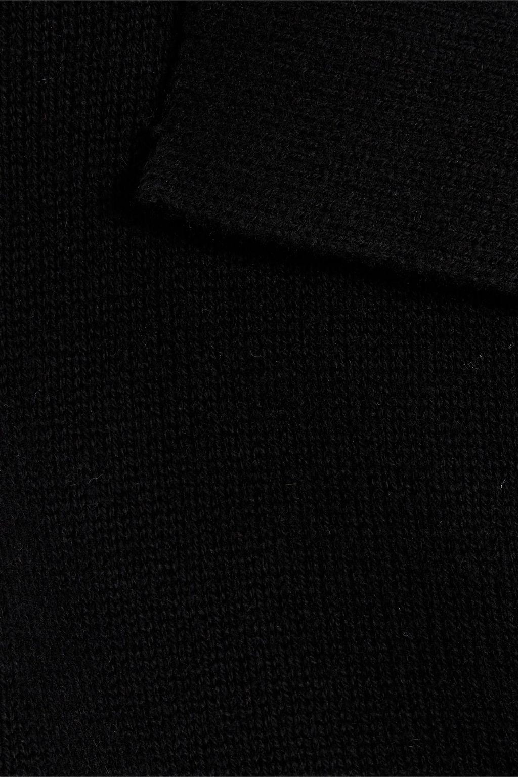 KAREN THOMAS Cashmere polo sweater