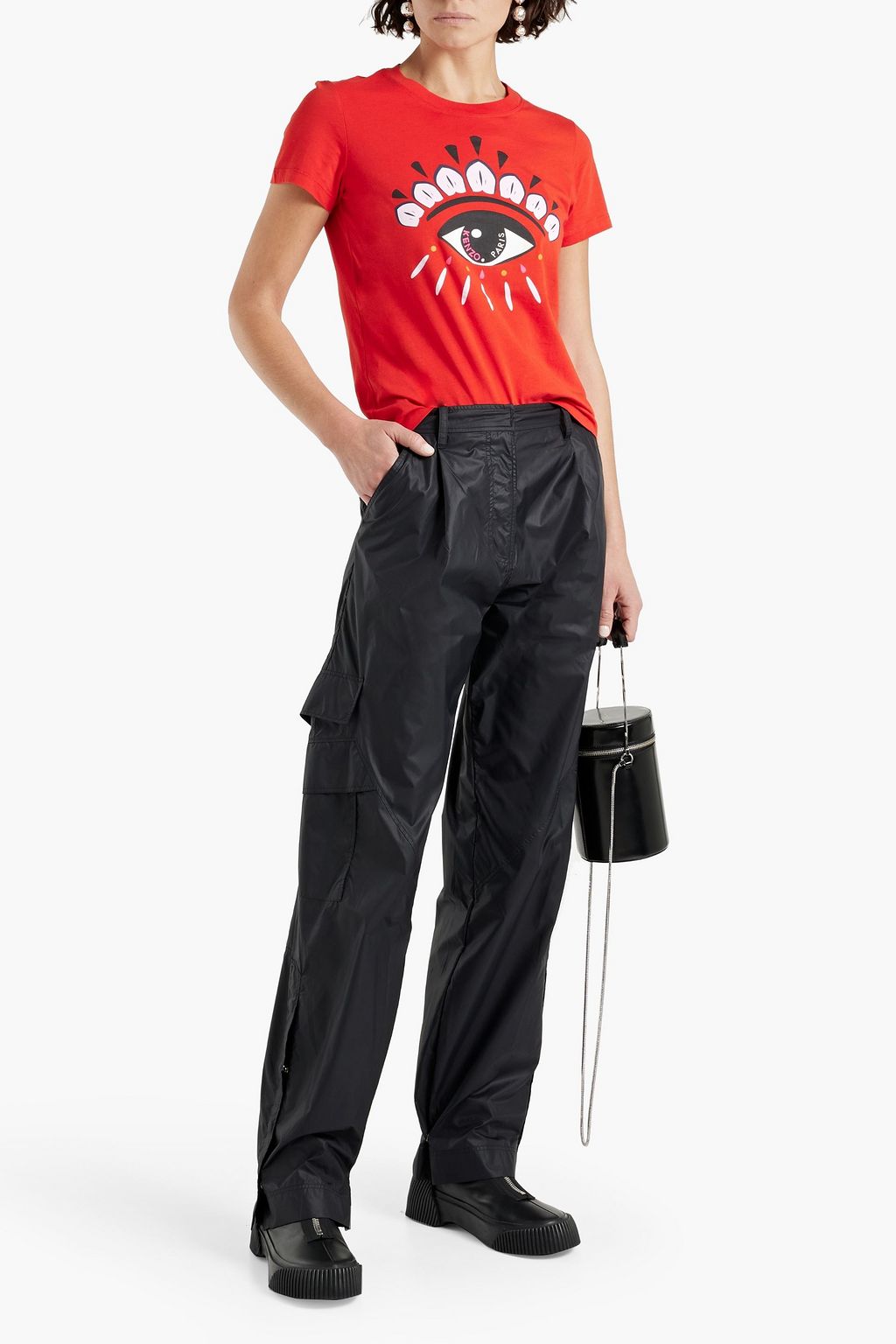 KENZO Printed cotton-jersey T-shirt