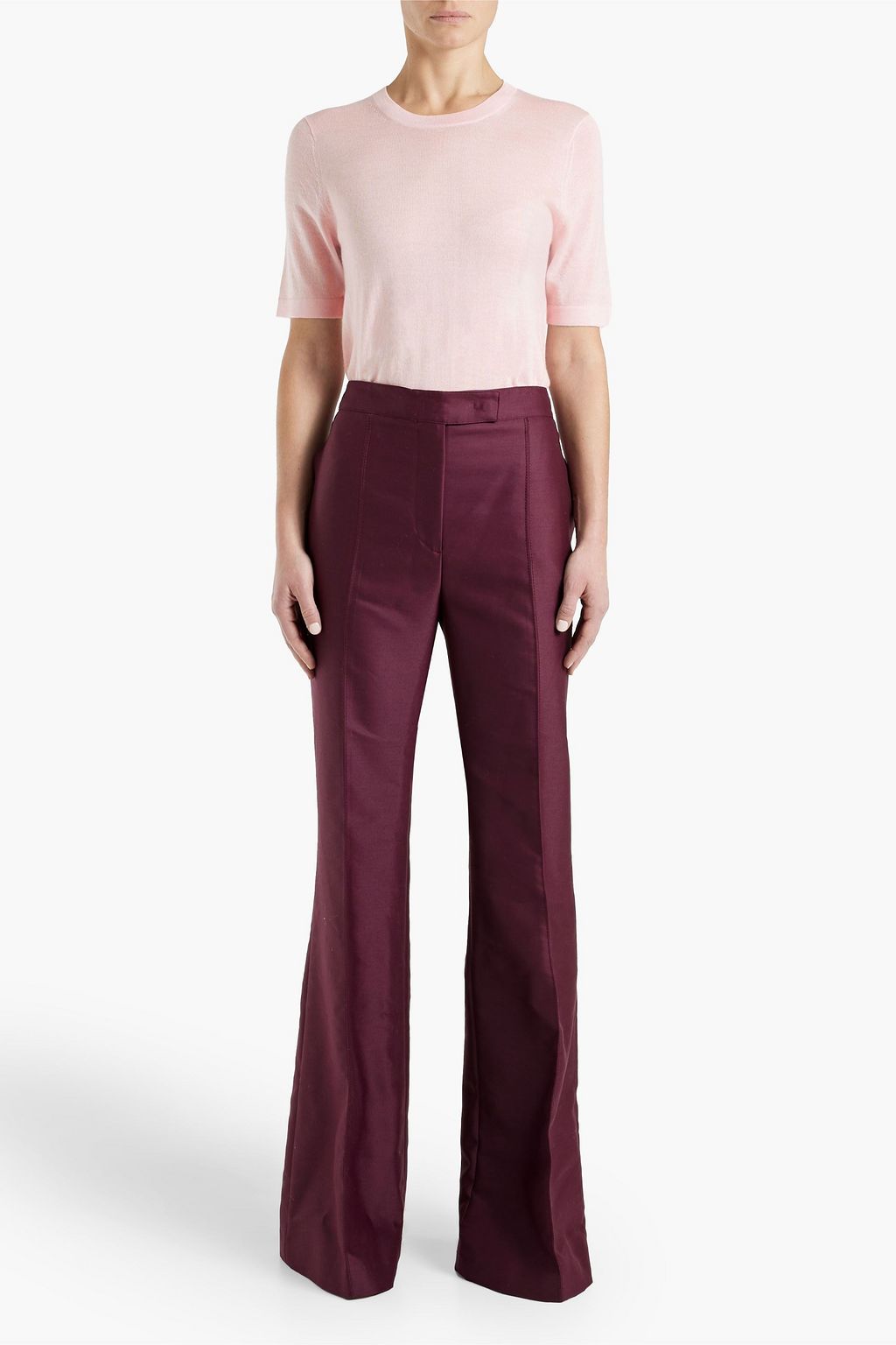 GABRIELA HEARST Fergus cashmere and silk-blend top