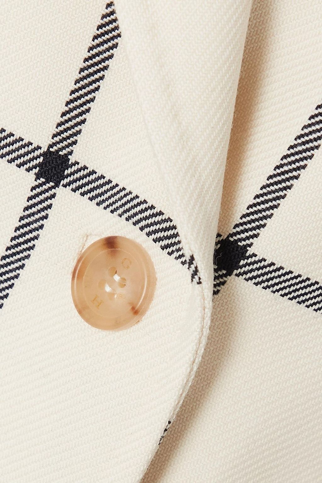 GABRIELA HEARST Angela double-breasted checked wool-twill blazer
