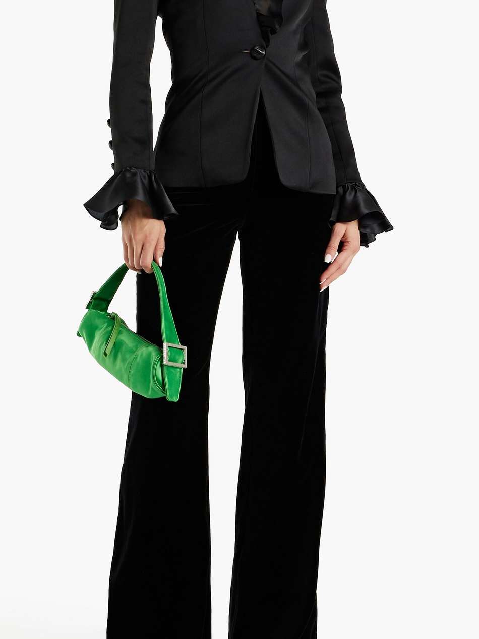 juleen cotton-velvet wide-leg pants