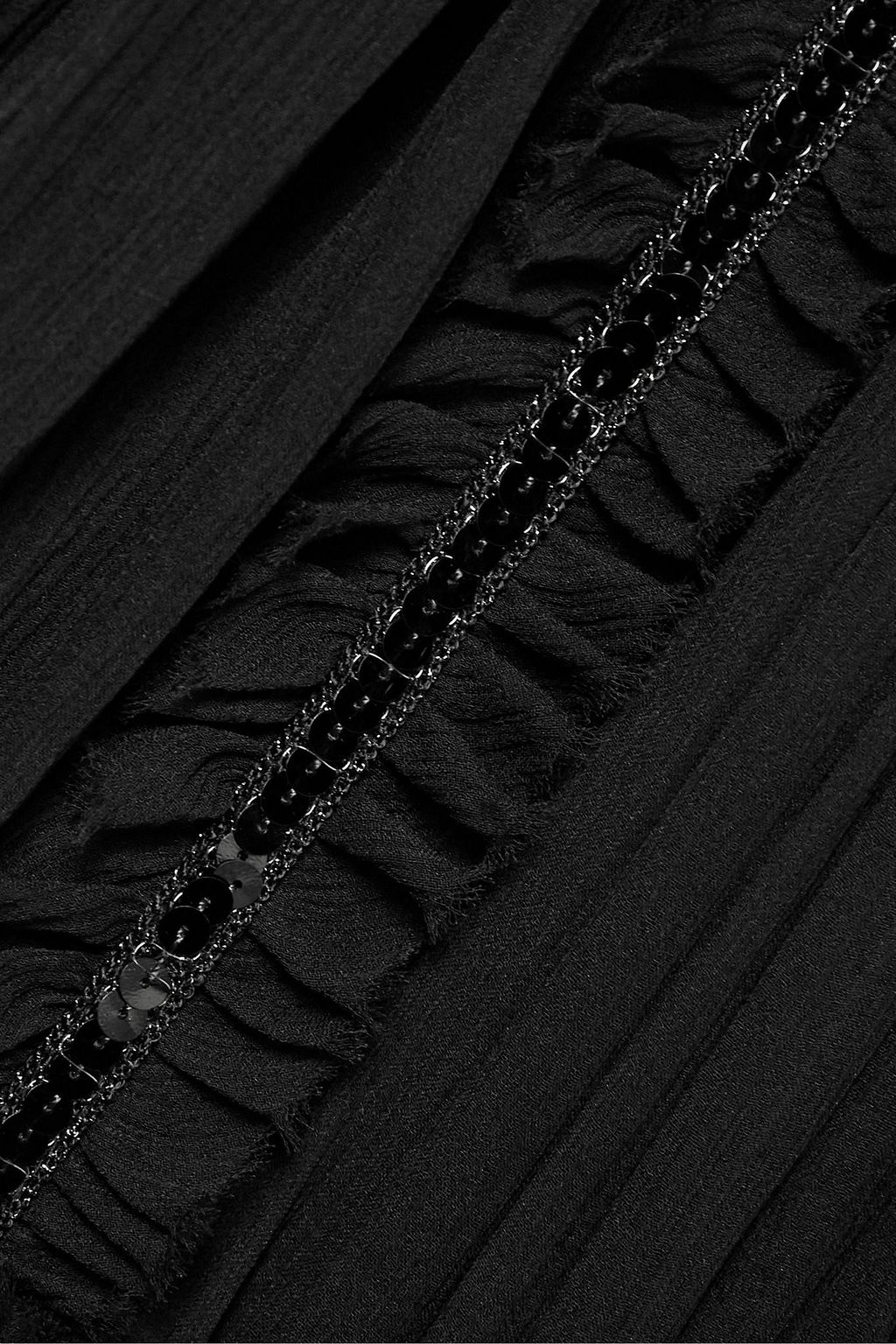 JASON WU シルクジョーゼット ワンピース カットアウト スパンコール付き