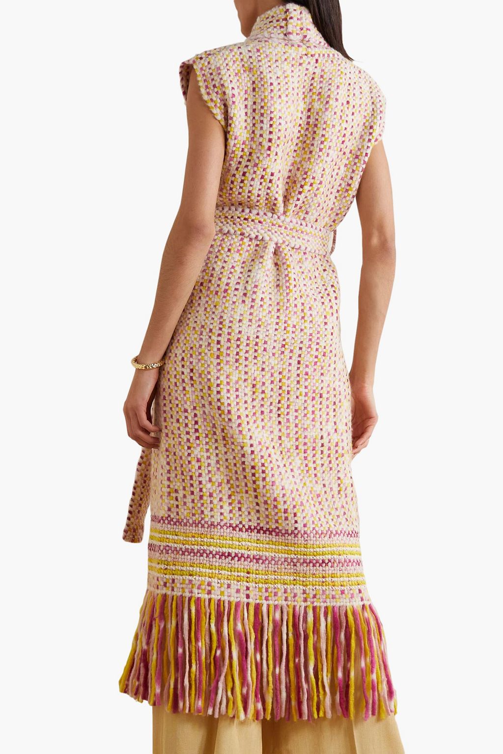 GABRIELA HEARST Tanoira fringed cashmere vest