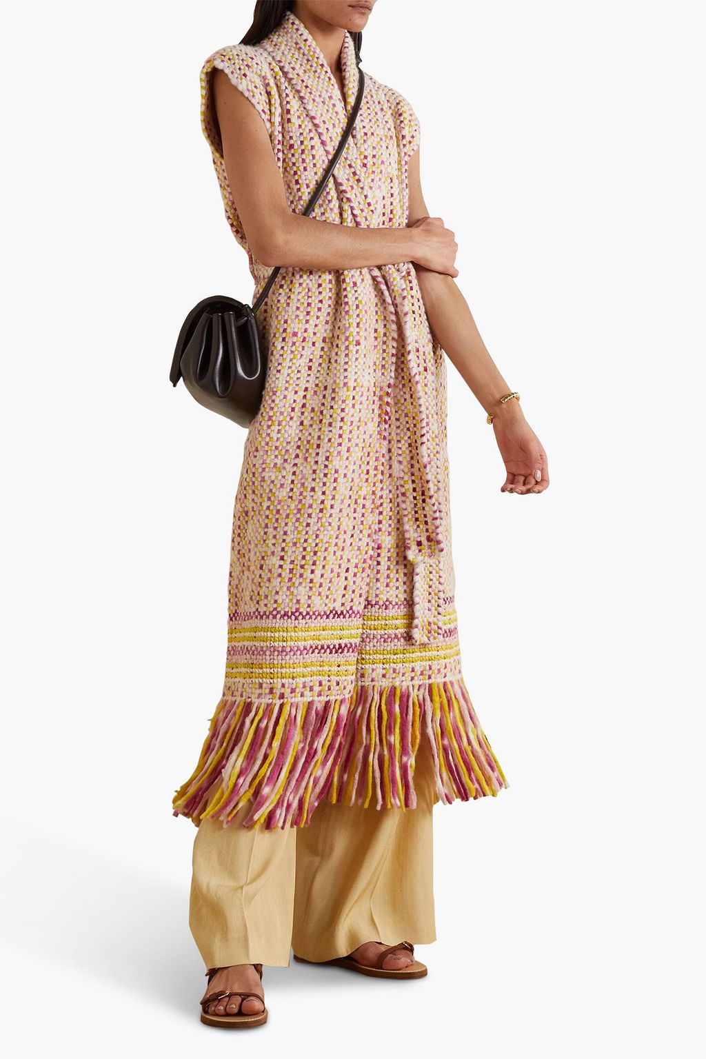 GABRIELA HEARST Tanoira fringed cashmere vest