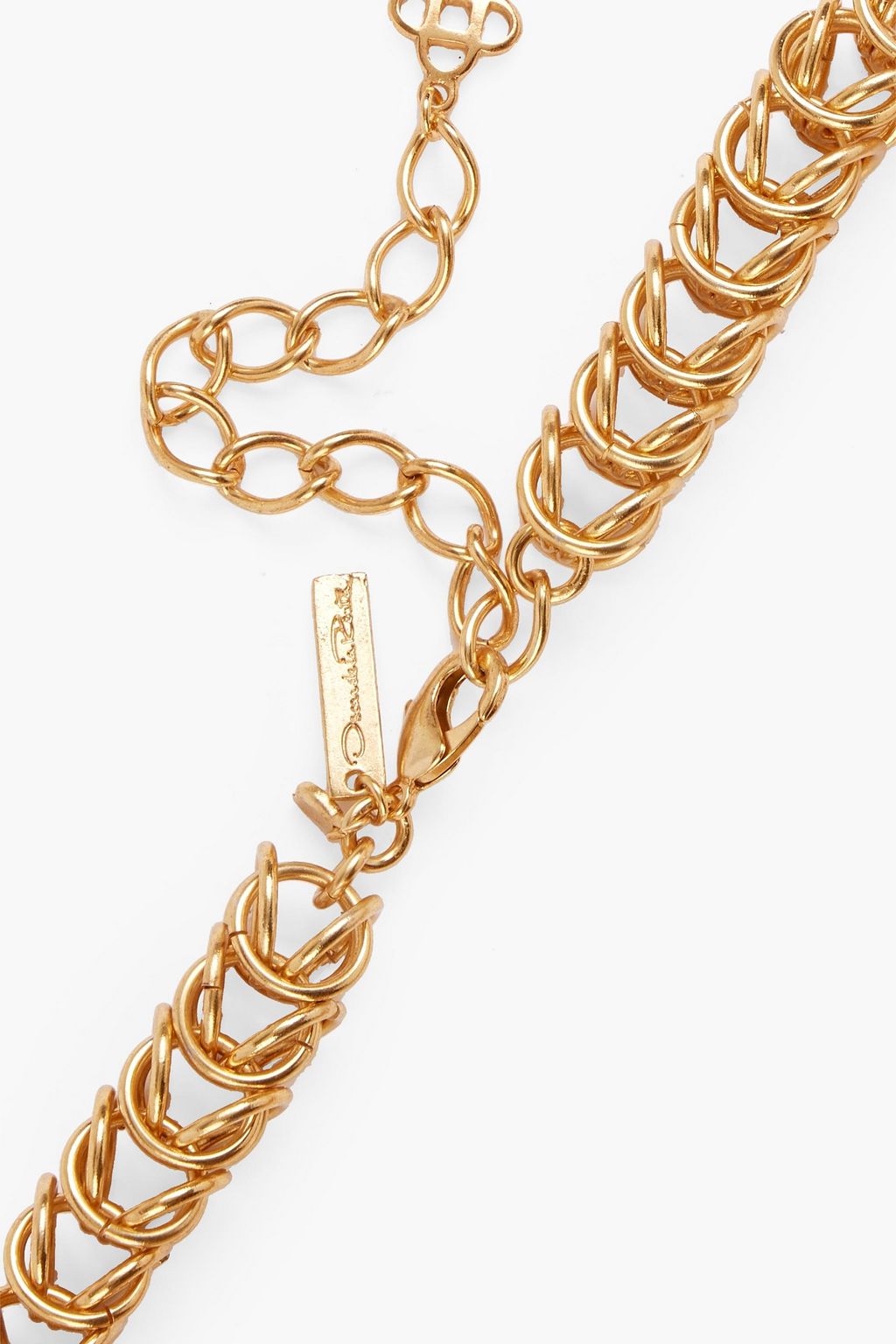 OSCAR DE LA RENTA Gold-tone necklace