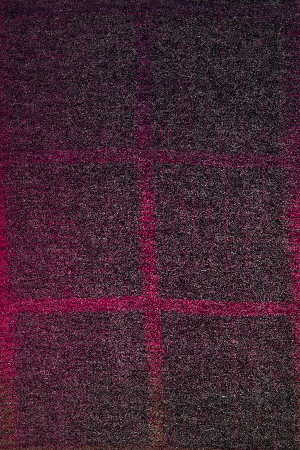 PAUL SMITH Andromeda fringed dégradé checked wool scarf