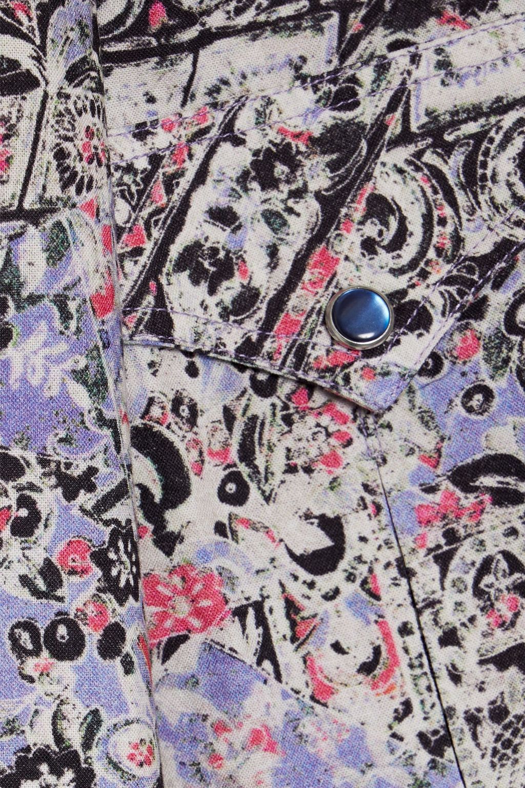 ISABEL MARANT Pitt printed cotton-poplin shirt