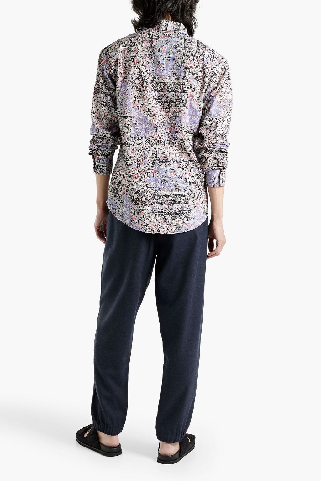 ISABEL MARANT Pitt printed cotton-poplin shirt
