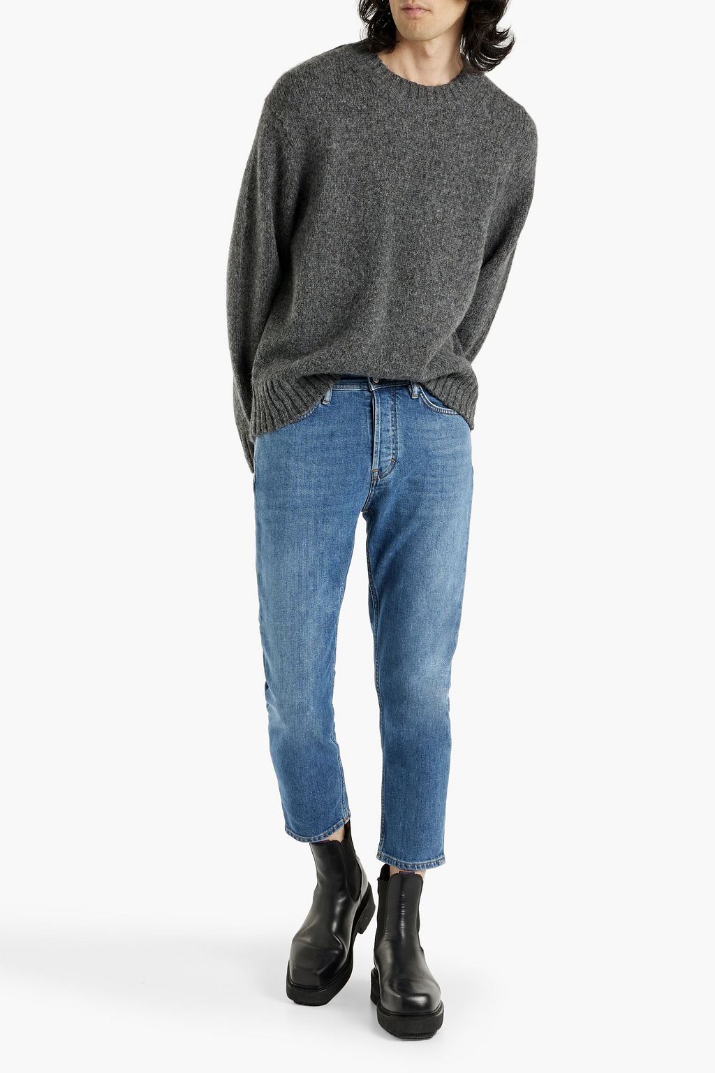 ACNE STUDIOS Slim-fit cropped denim jeans