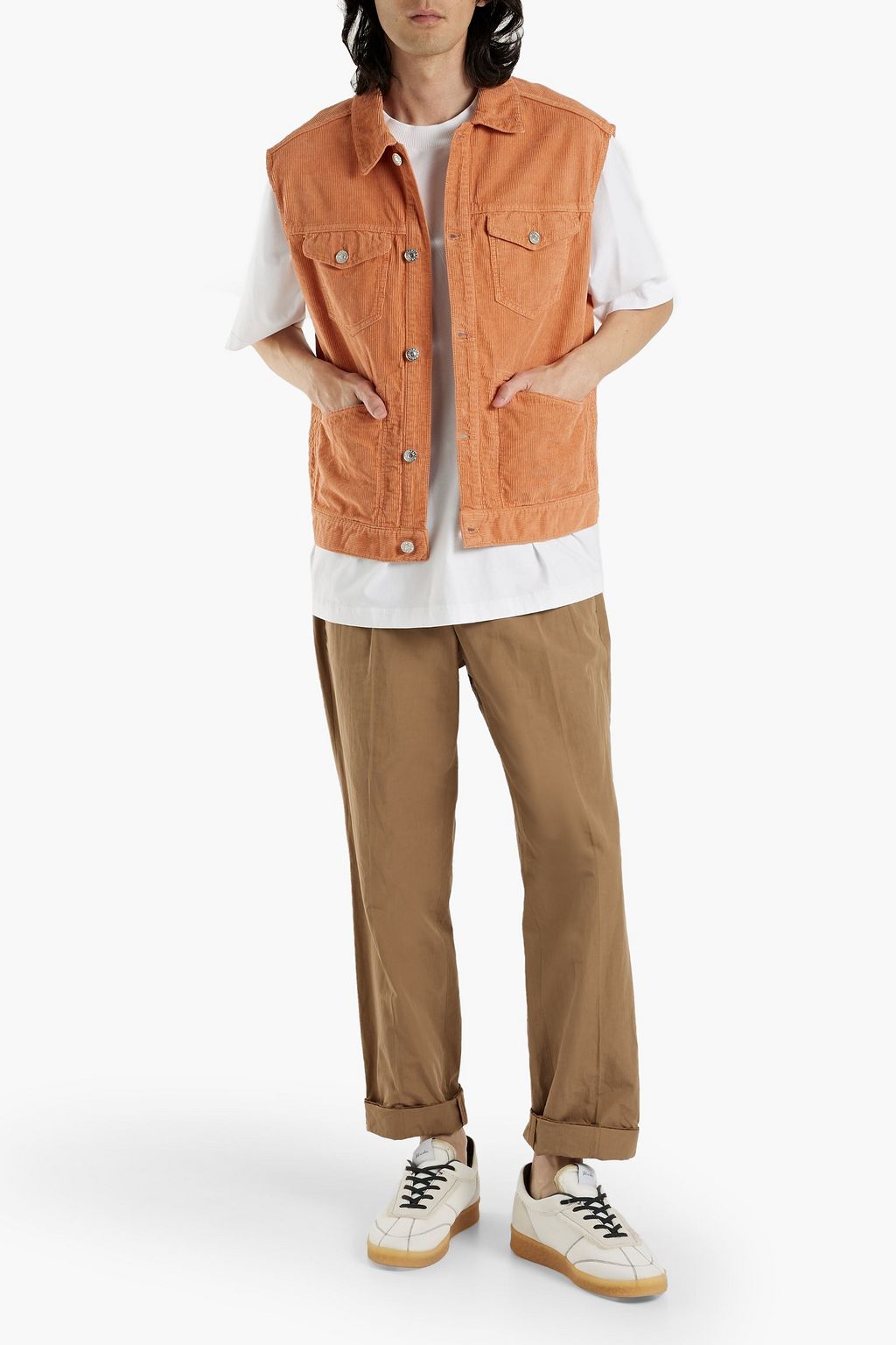 ISABEL MARANT Icare cotton-corduroy vest