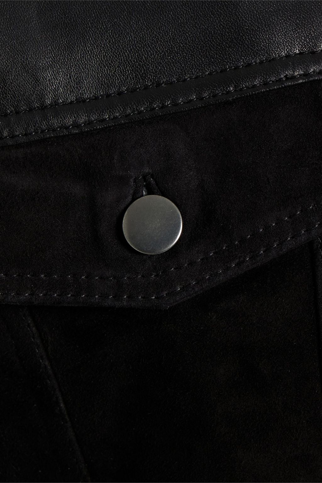 MUUBAA Rancher leather-paneled suede jacket