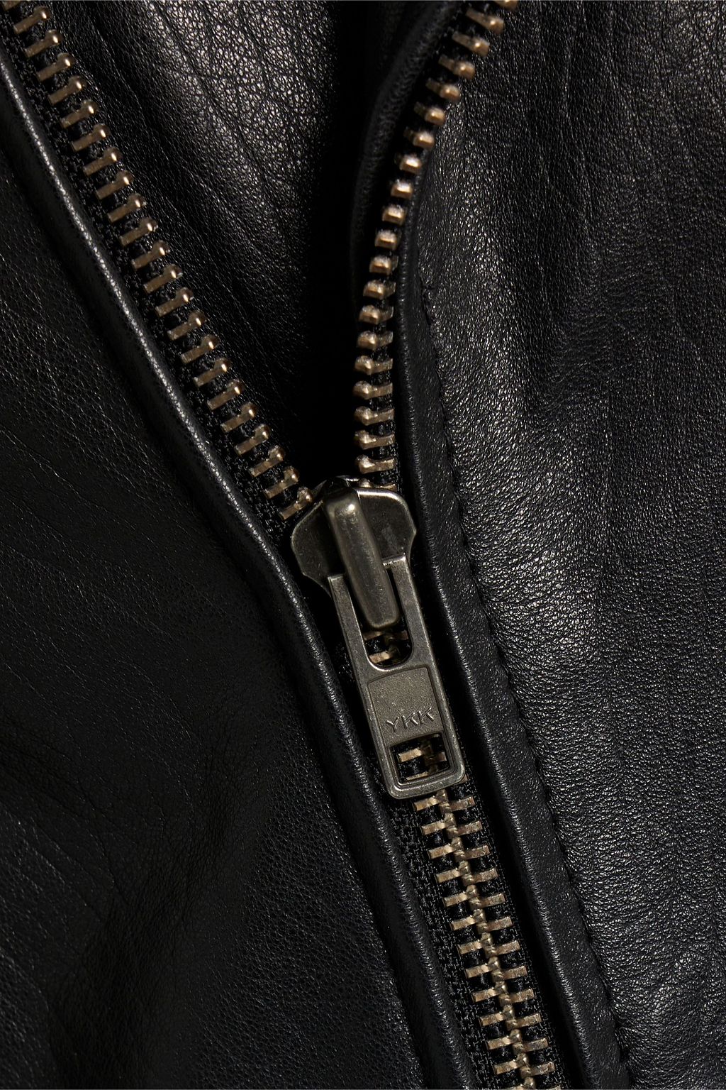 MUUBAA Textured-leather biker jacket
