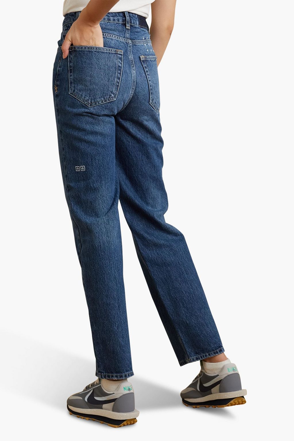 KSUBI Brooklyn Jean Stella mid-rise straight-leg jeans