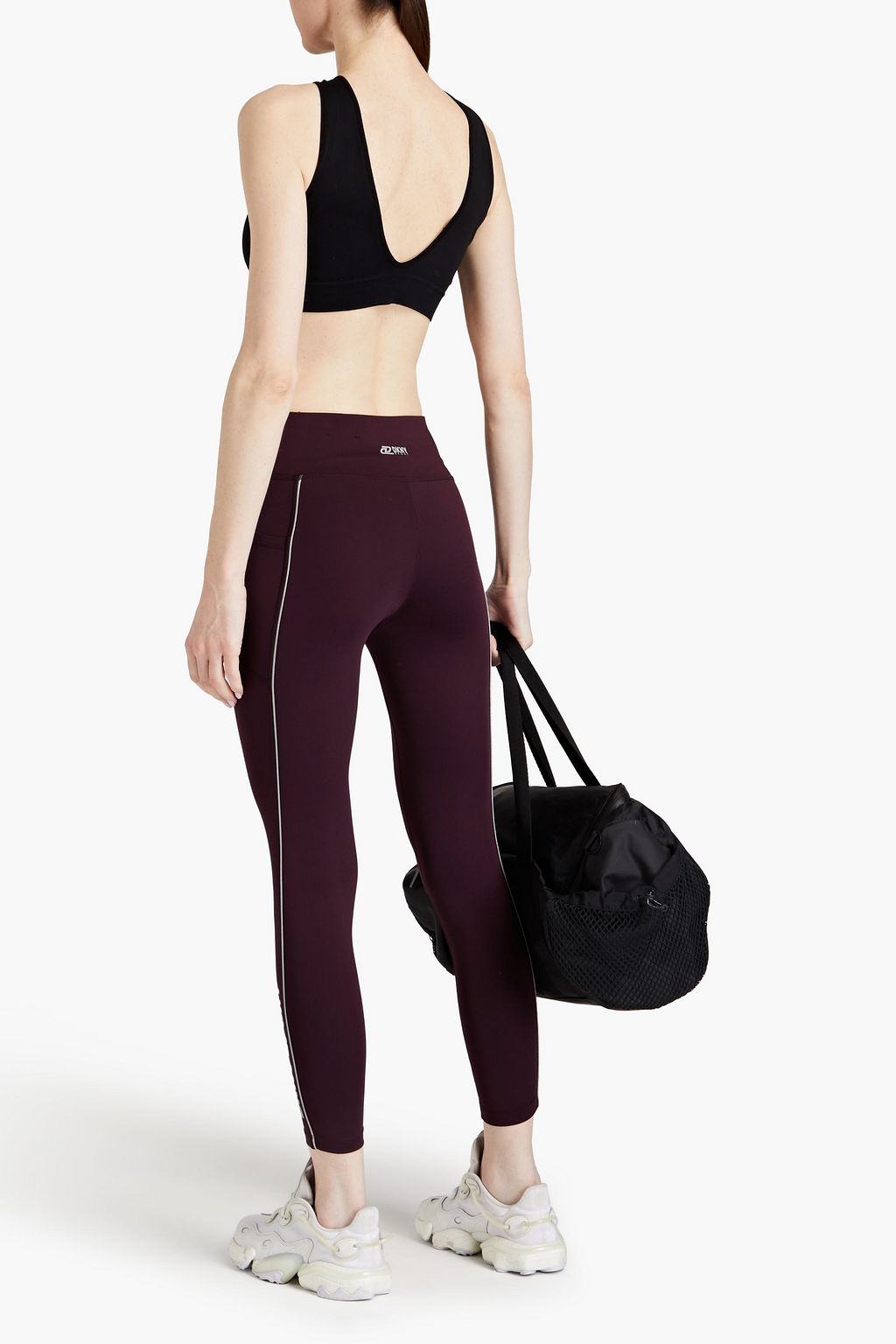 DKNY Cropped stretch leggings