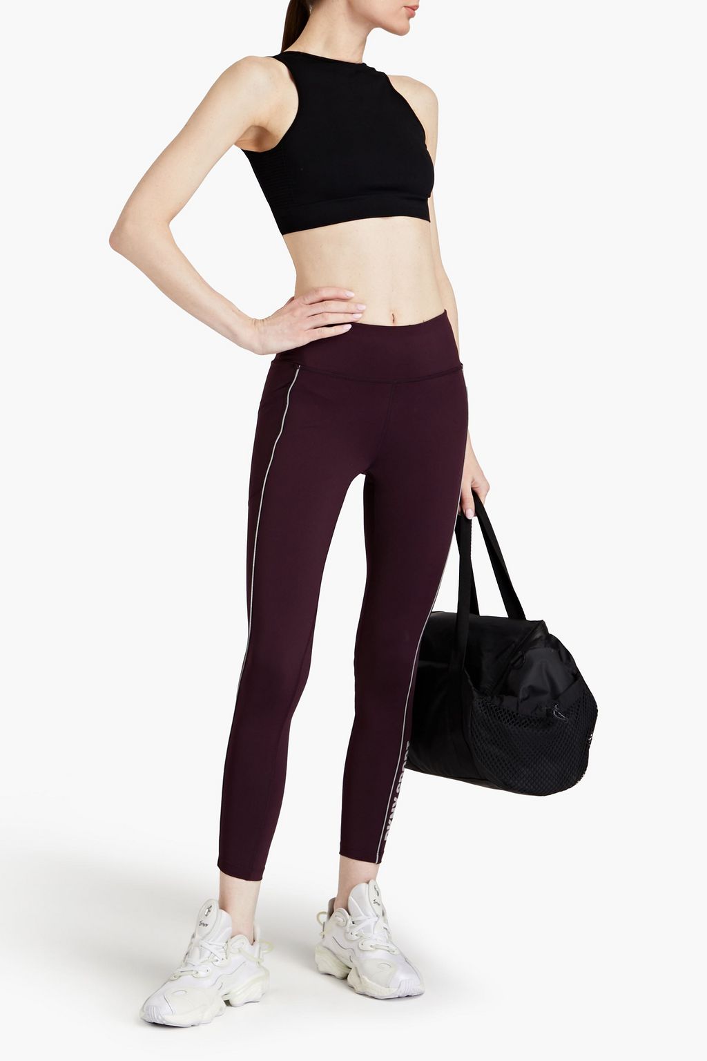 DKNY Cropped stretch leggings