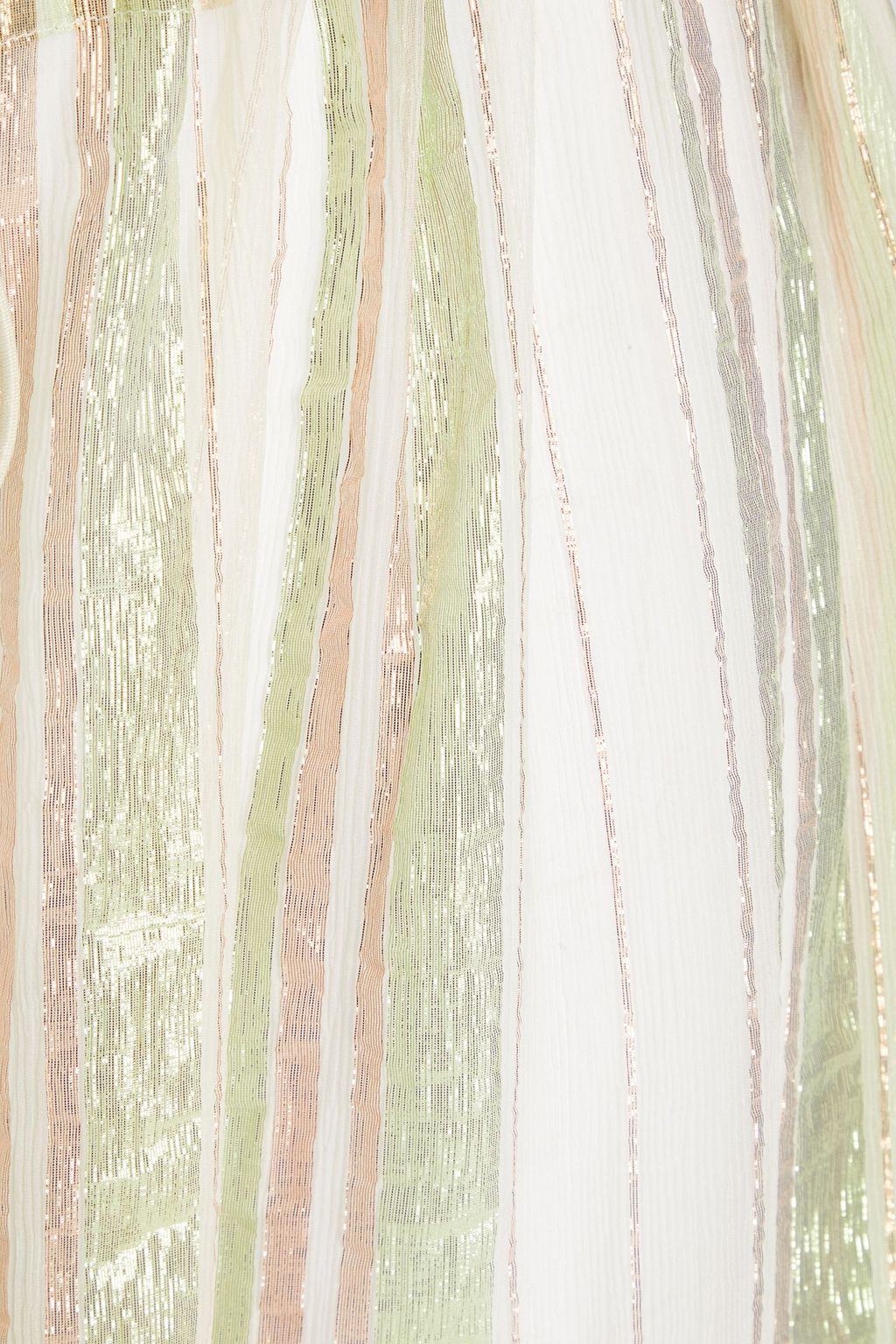 PETAR PETROV Gael metallic striped silk-blend tapered pants