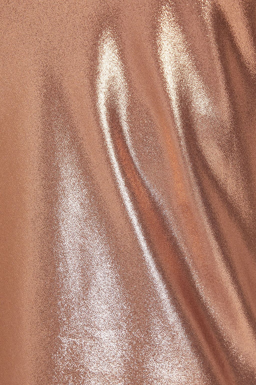 LAPOINTE Silk-lamé maxi dress