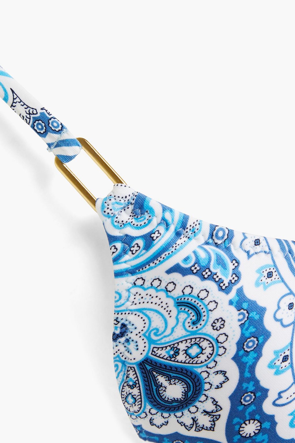 MELISSA ODABASH Cancun printed triangle bikini top