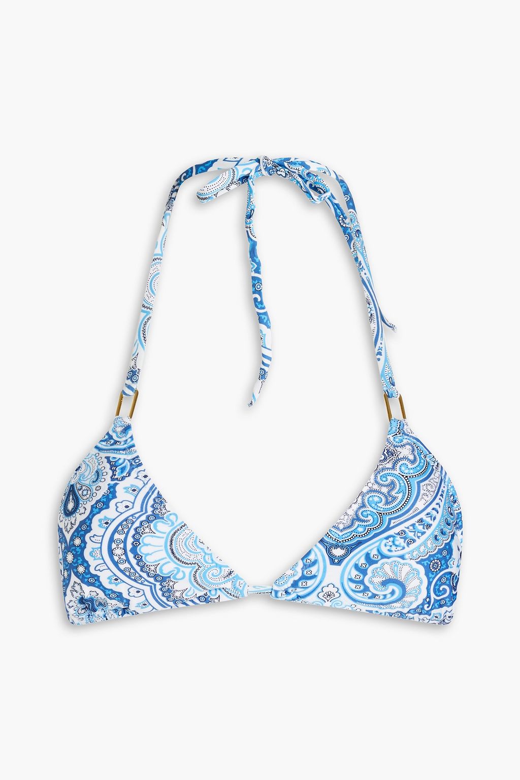 MELISSA ODABASH Cancun paisley-print triangle bikini top