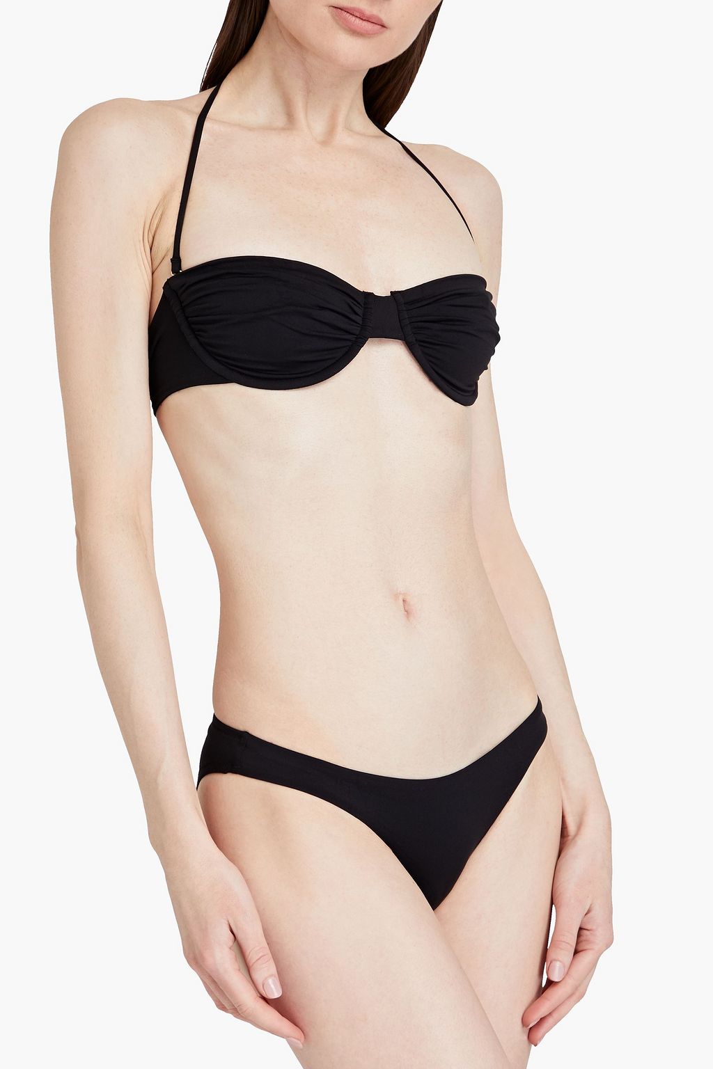 MELISSA ODABASH Barbados printed underwired bandeau bikini top