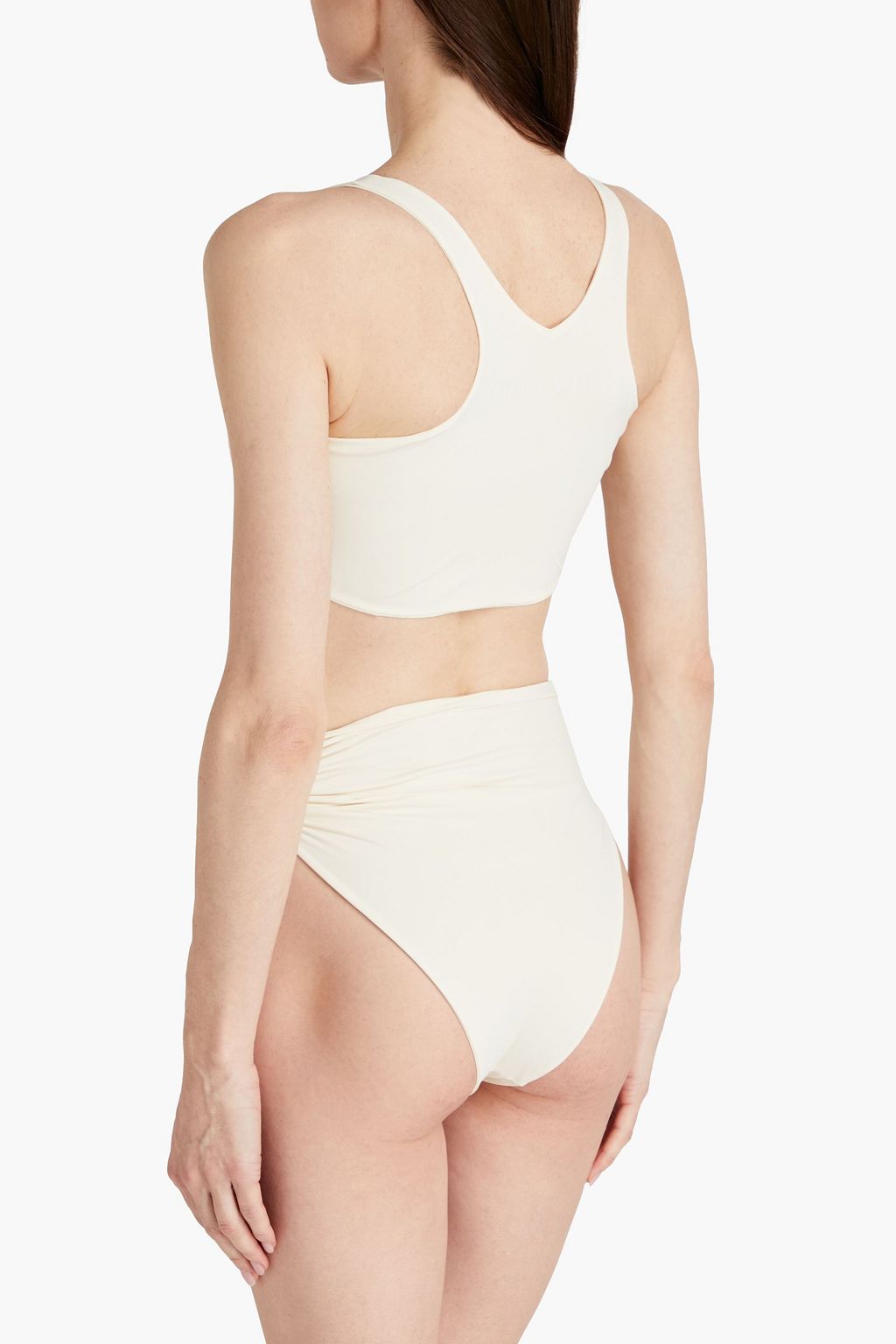 MAGDA BUTRYM Gathered cutout high-rise briefs
