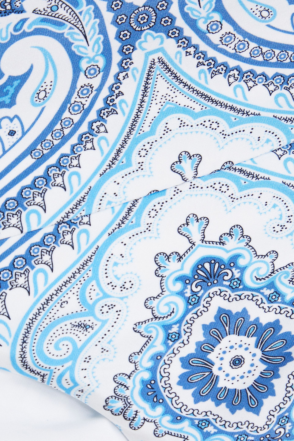 Melissa Odabash Bel Air Paisley-print Mid-rise Bikini Briefs In Cobalt Blue