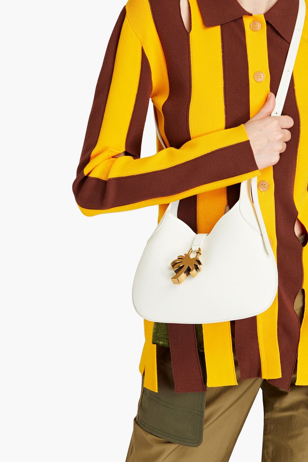 PALM ANGELS Leather shoulder bag
