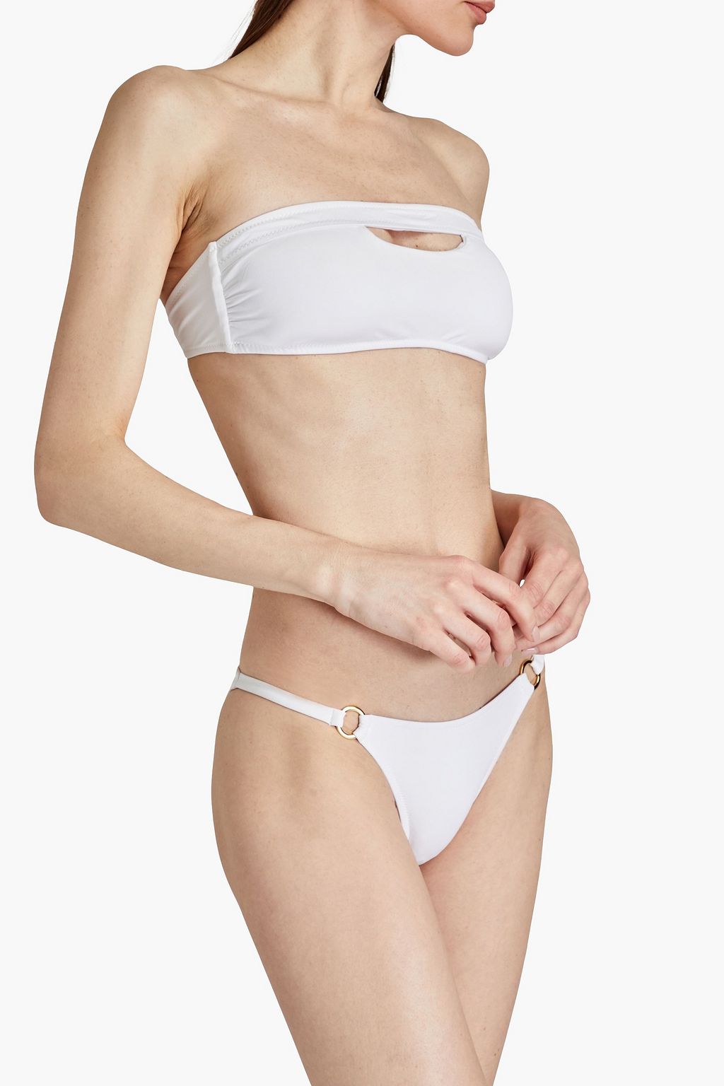 MELISSA ODABASH Ibiza cutout bandeau bikini top