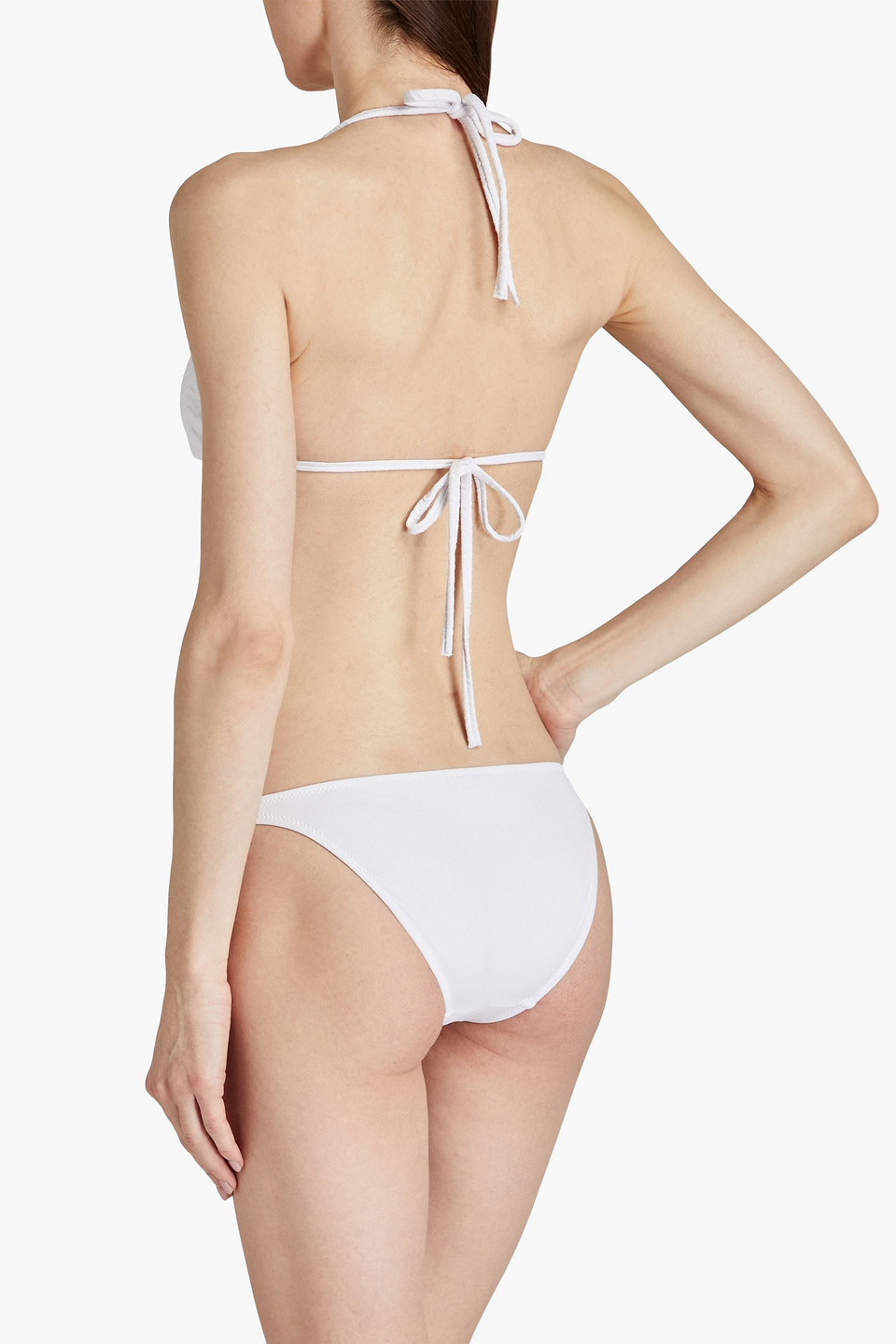 Melissa Odabash Ibiza Low-rise Bikini Bottom In White