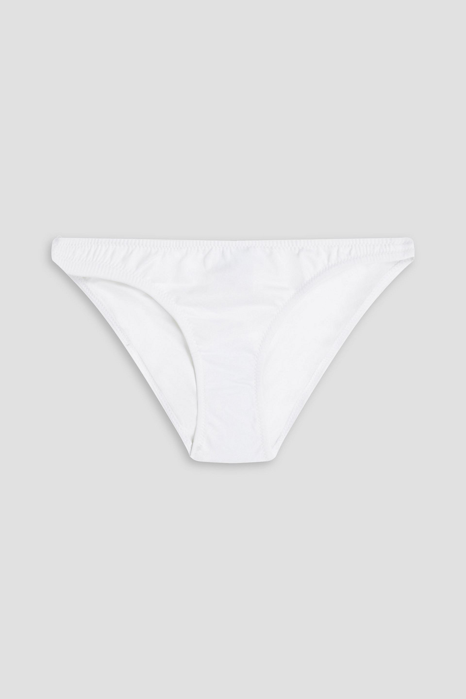 Melissa Odabash Ibiza Low-rise Bikini Bottom In White