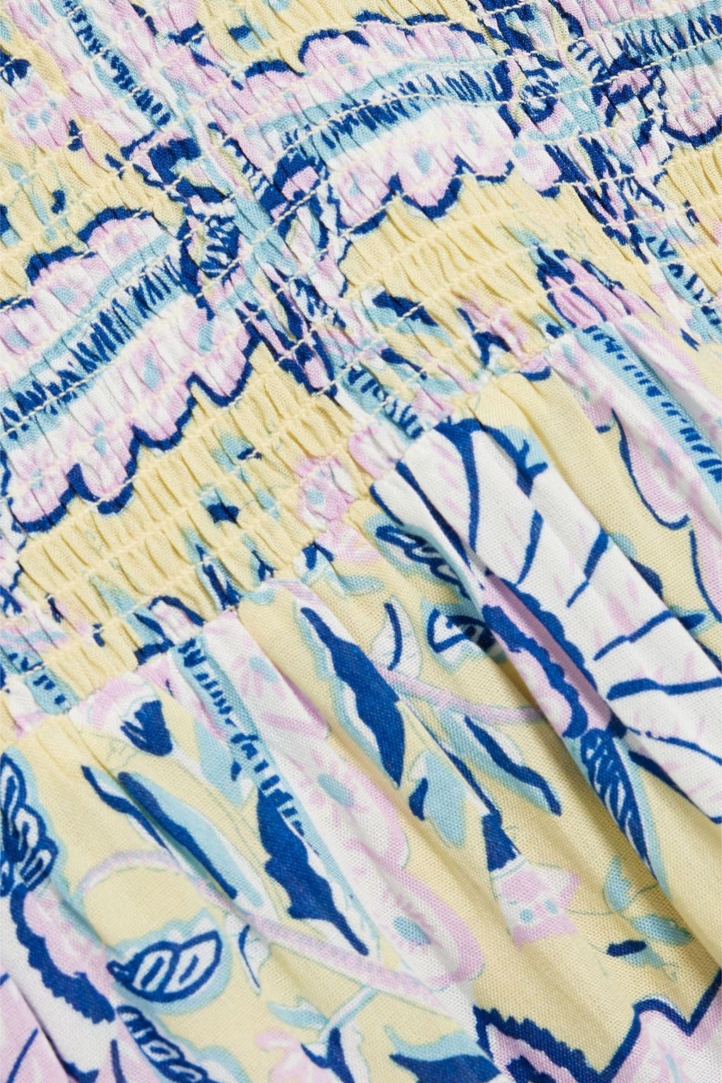 ANTIK BATIK Hupa shirred printed woven dress