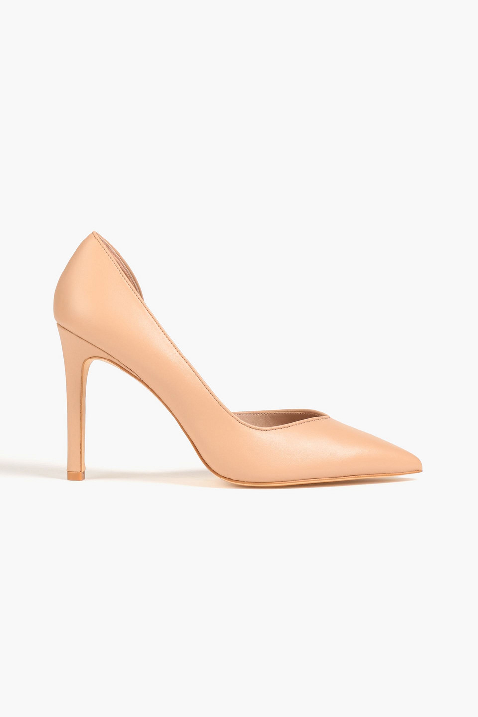 Stuart Weitzman Avenue 95 Leather Pumps In Blush