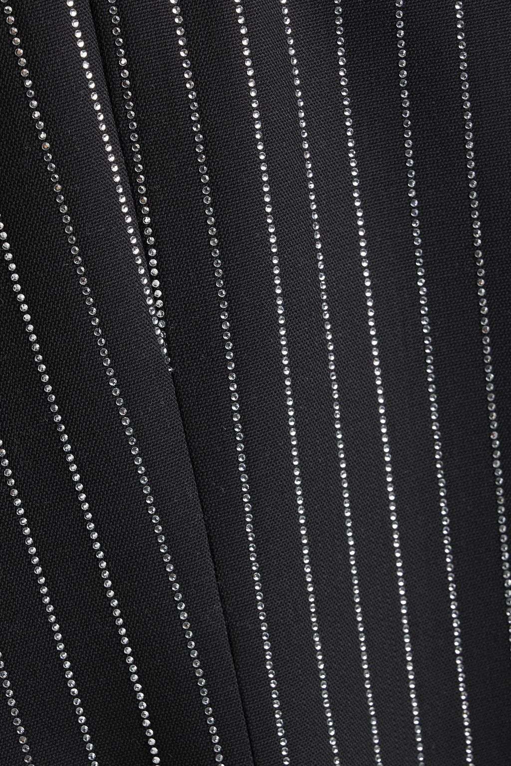ALEXANDRE VAUTHIER Crystal-embellished wool-canvas blazer