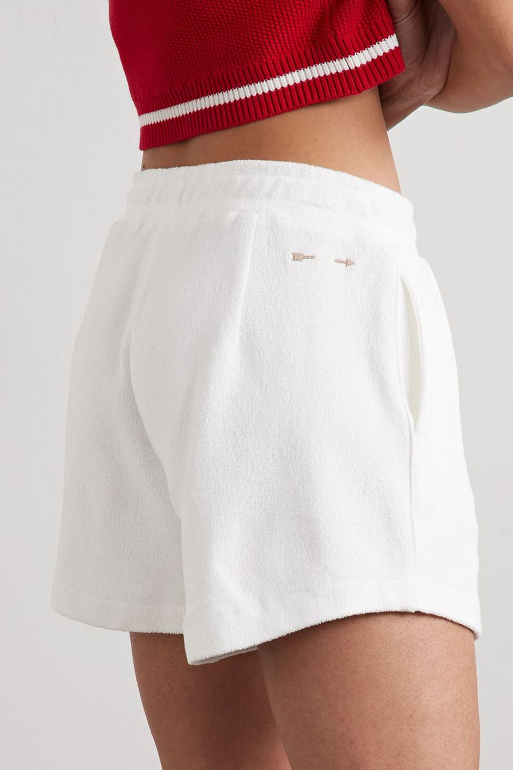 THE UPSIDE Zinnia Soho cotton-terry shorts